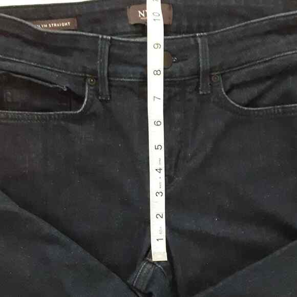 NYDJ Marylin Straight Leg Rapture Dark Wash Lift Tuck Technology Stretch Jeans 4 - Picture 5 of 11
